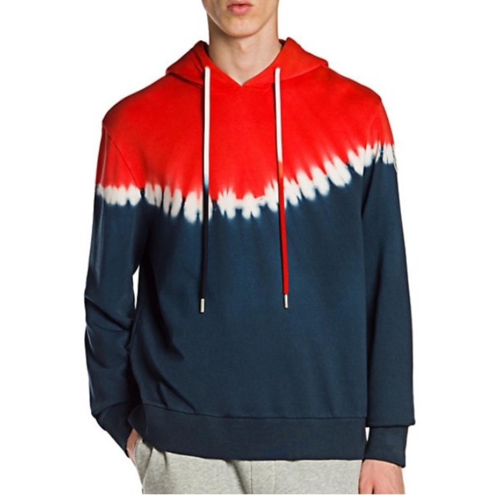 Moncler Tie-Dyed Hooded Sweatshirt